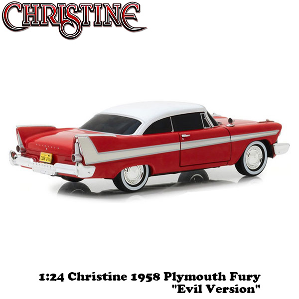 クリスティーン　車　Christine 1:24 CHRISTINE 1958 PLYMOUTH FURY EVIL VERSION