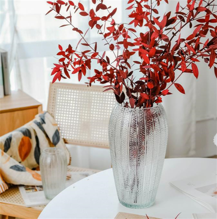 おすすめ商品 花瓶 クリア 乾燥花瓶 ガラス 装飾 リビング 花 テーブル フラワーアレンジメント
