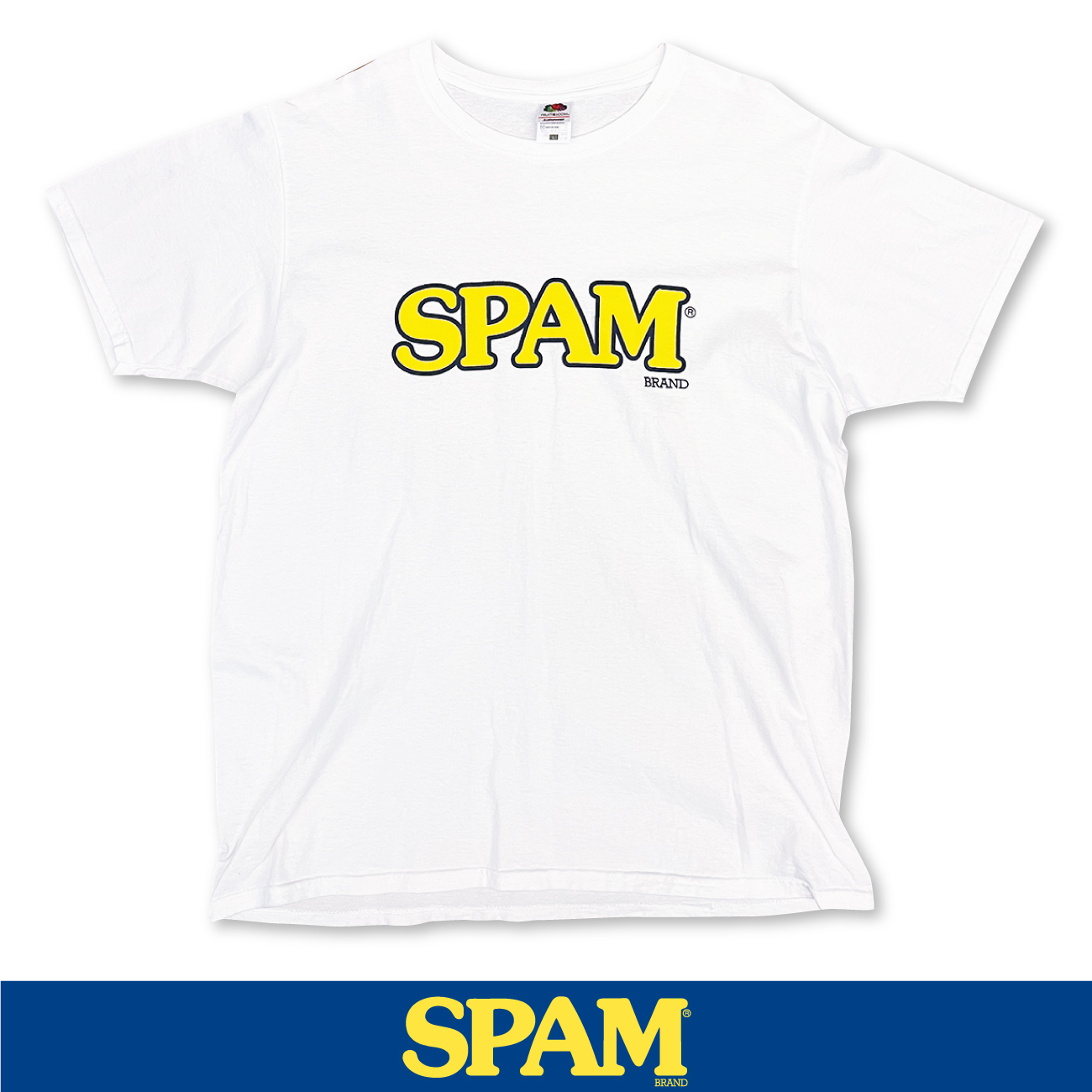スパム Tシャツ ロゴ イエロー SPAM T-shirt