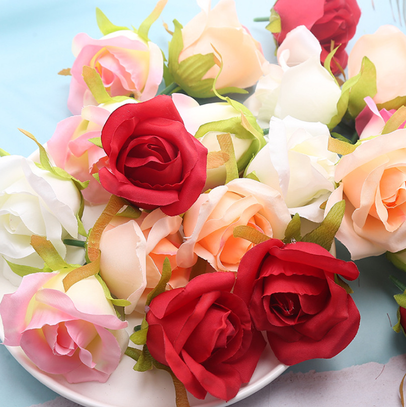 お祝い 結婚式 パーティー 花  造花 手作り 花束 フラワー インテリア 記念日 母の日 誕生日 茎なし