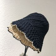 帽子 ハット キャップ ニット帽 編み上げ 紫外線対策 熱中症対策 レディース ファッション小物