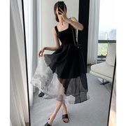 ファッション ワンピース フォーマル  フレンチ風 ドレス  キャミソール Aライン