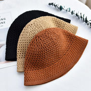 レディース帽子 UV対策グッズ 日よけ 編み帽子