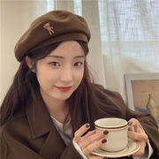 ベレー帽　帽子　レディース　INS　クマ　ラシャ　デザイン　ファッション　韓国風