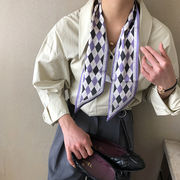 春夏スカーフ　ビンテージ　デザイン　韓国ファッション　 100x9cm