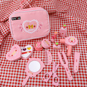 おもちゃ　子供　女の子　パウチ　メイクアップグッズ　セット　積み木　ピンク　おもちゃ