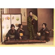 グリーティングカード 多目的 和の原点「江戸時代末期の日本」カラー写真