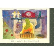 グリーティングカード クリスマス「クリスマスに欲しいもの」メッセージカード 猫