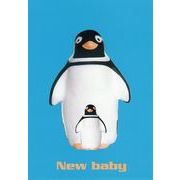 ポストカード カラー写真 ペンギン「New baby」