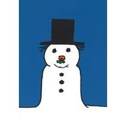 ポストカード ミッフィー/ディック・ブルーナ「雪だるま スノーマン」イラスト 絵本 クリスマス