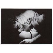 ポストカード モノクロ写真「女性と男性」「愛の輪」