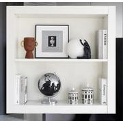 収納ジャー モダンスタイル アート モデルルーム 本棚 装飾 白黒建築 装飾