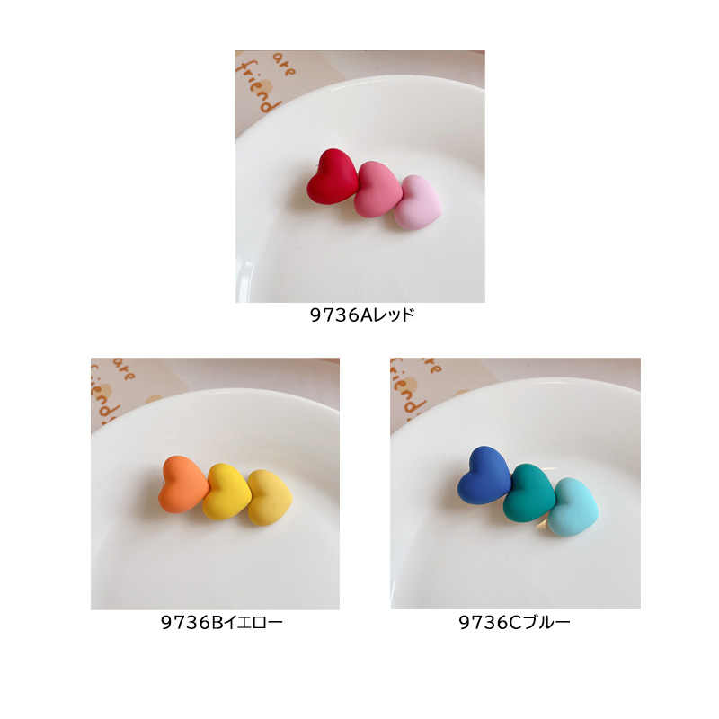 レディース キッズ ヘアアクセサリー ヘアピン ヘアクリップ ハート