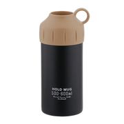 HOLD MUG　ステンレスペットボトルホルダー500～600ML用　ブラック NQ-0004