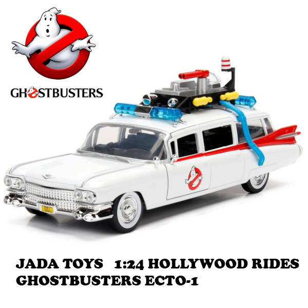 1:24 Hollywood Rides Ghostbusters ECTO-1 【ゴーストバスターズ ECTO-1 ミニカー】 有限会社 ステップス  問屋・仕入れ・卸・卸売の専門【仕入れならNETSEA】