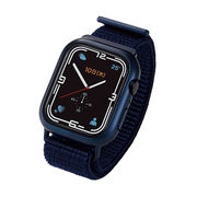 エレコム Apple Watch45mm用フルカバーケース ファブリックバンド一体型 AW