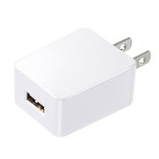【5個セット】 サンワサプライ USB充電器(2A・高耐久タイプ・ホワイト) ACA-IP