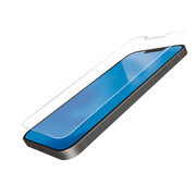 エレコム iPhone 13/iPhone 13 Pro ガラスライクフィルム 薄型 ブル
