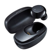 【5個セット】 サンワサプライ 超小型Bluetooth片耳ヘッドセット(充電ケース付き)