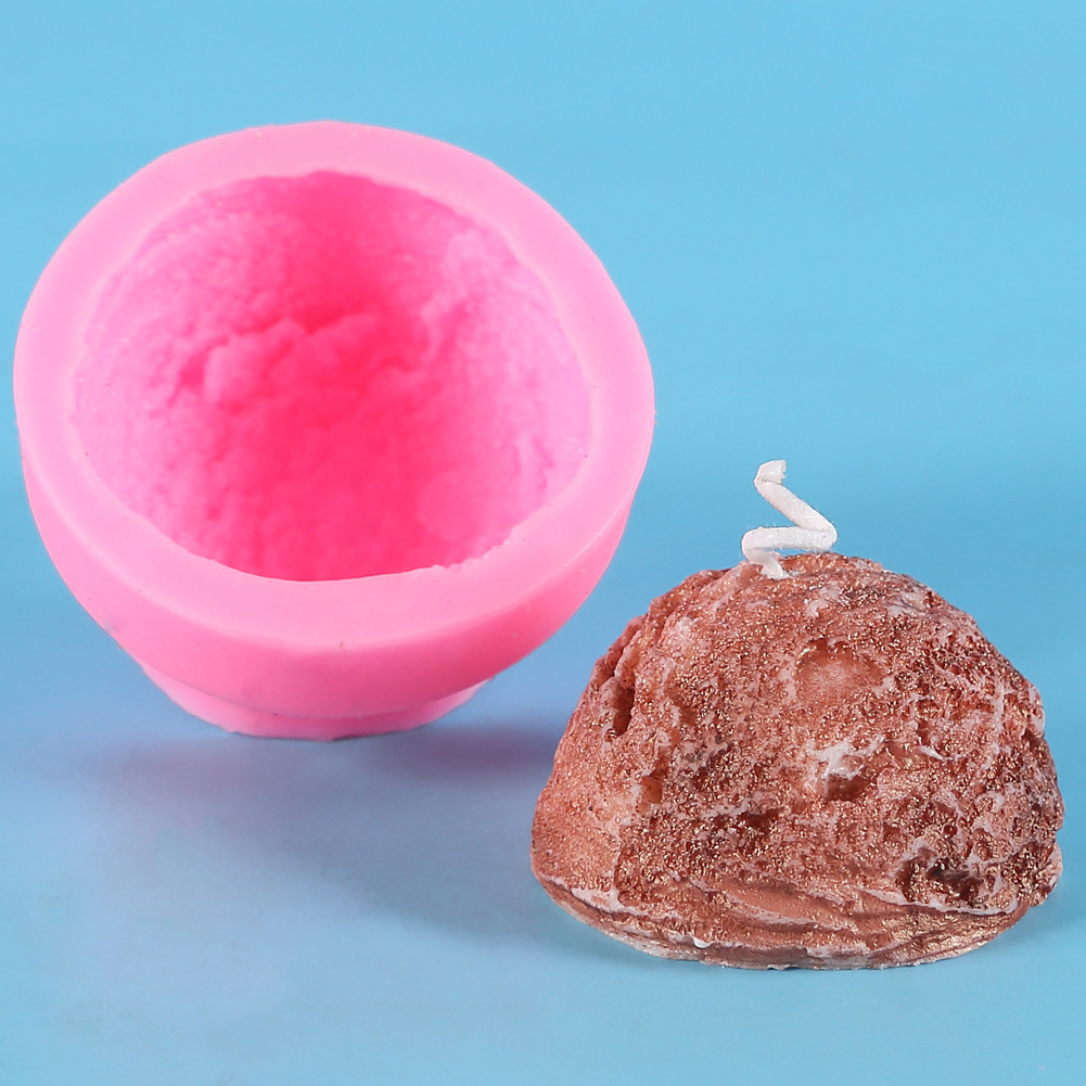 激安 キャンドル 素材レート 石膏粘土 モールド 手作りゴム型 UVレジン アロマ アイスクリーム