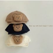 2022秋冬新作 韓国子供服 キッズ帽   ふわふわ帽子 ニット帽  韓国ファッション  可愛いハット 3色