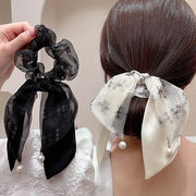 ヘアゴム　髪ゴム　シュシュ　ヘアアクセサリー　韓国ファッション　ヘア飾り　夏　花柄