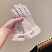 手袋　秋　冬　レディース　韓国ファッション　厚手　可愛い　防寒