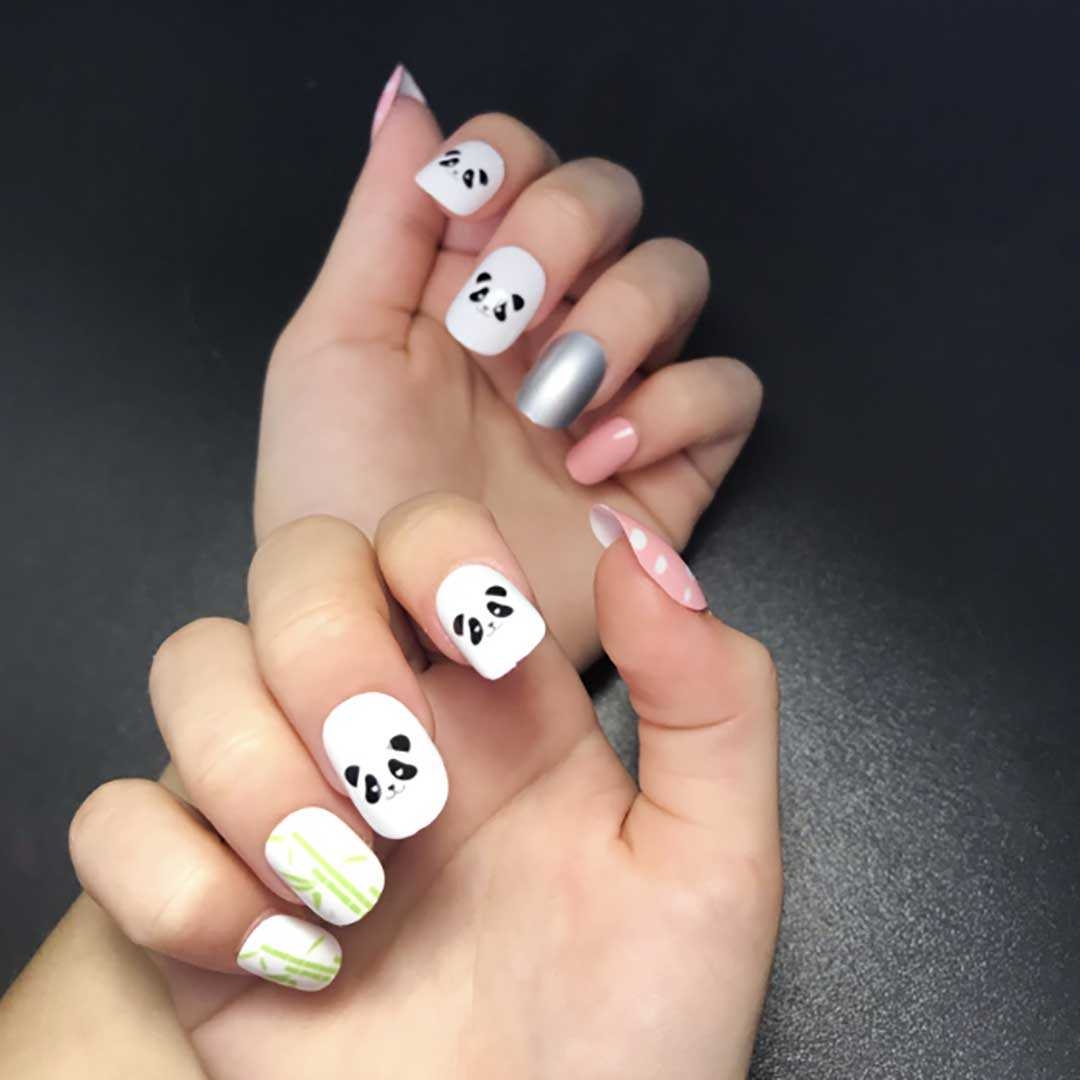 ネイル チップ 子供用 パンダ 24個入り | 卸売・ 問屋・仕入れの専門