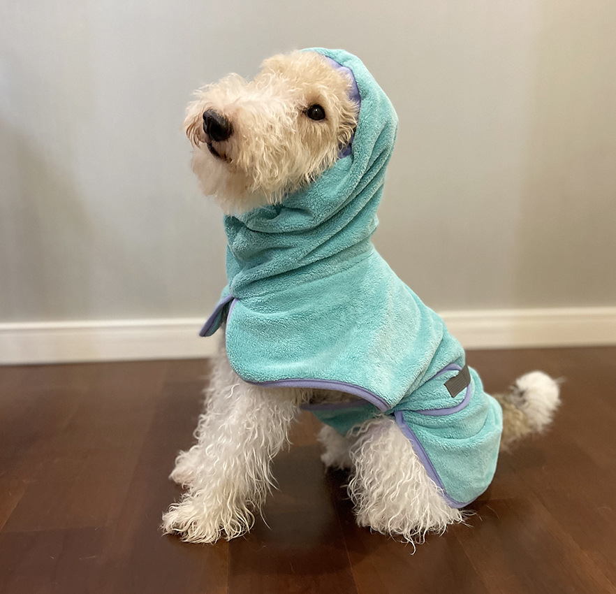 【新作】ペット用品 　浴衣バスローブ　バスタオル　ペットタオル　超吸水　猫犬兼用 ネコ雑貨