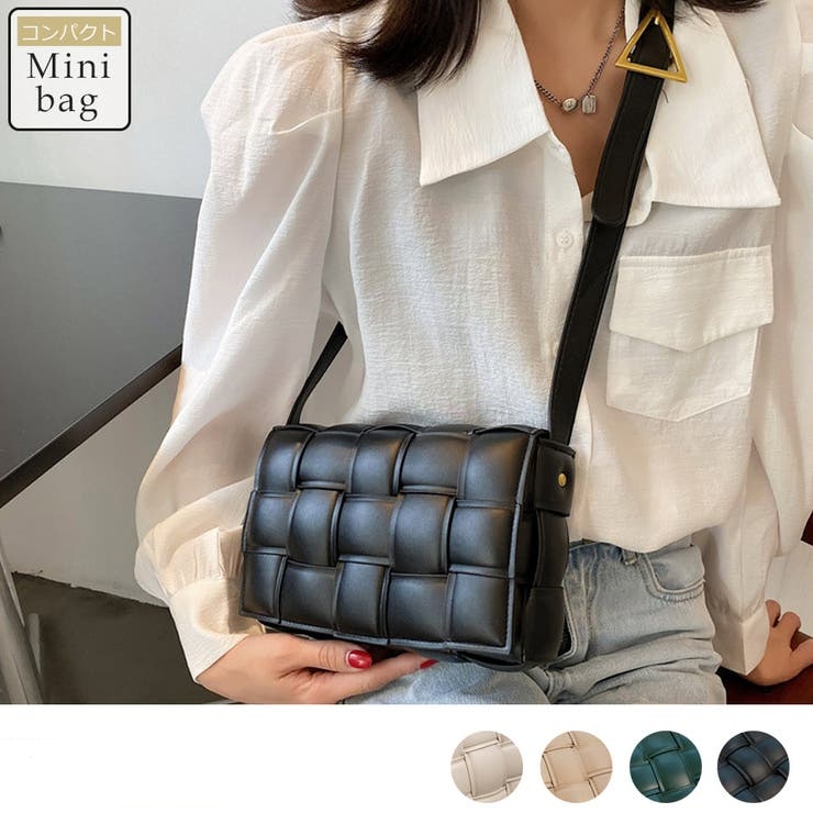バッグ　鞄　カバン　ショルダーバッグ　編み込み　INS　大人気　韓国ファッション　全14色