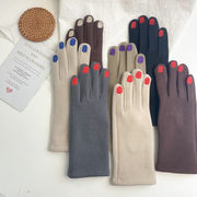 手袋　レディース　韓国ファッション　スマホ対応　デザイン　秋冬　厚手　防寒