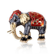 象の飾り、動物のブローチ、クリエイティブジュエリー、韓国ファッション、ピン