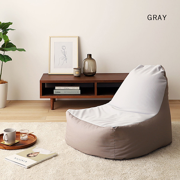 立ち上がりラクな背もたれ付きビーズクッション　ソファ単品　送料込み 立ち上がりラクな背もたれ付きビーズクッション ソファ単品 | 卸売