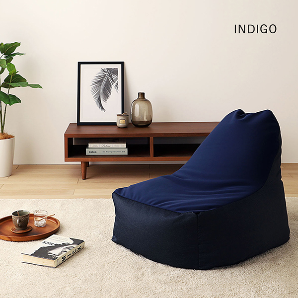 立ち上がりラクな背もたれ付きビーズクッション ソファ単品 | 卸売