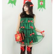 クリスマスツリー　コスチューム　クリスマス衣装　仮装　ハロウィン　レディース