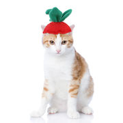 激安 秋冬 ペット用帽子 犬用猫用 仮装帽子 大中小型犬/猫 ハロウィン Halloween ボア 苺