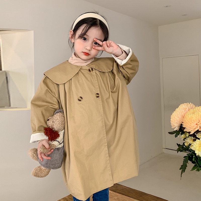 【2022秋新作】韓国風子供服 ベビー服 春秋 可愛い アウター ロングコート ジャケット