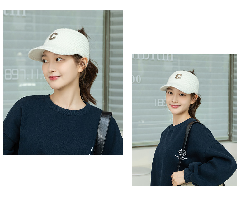 2022新作 秋冬 キャップ 帽子 UVカット 日焼け防止 つば 小顔