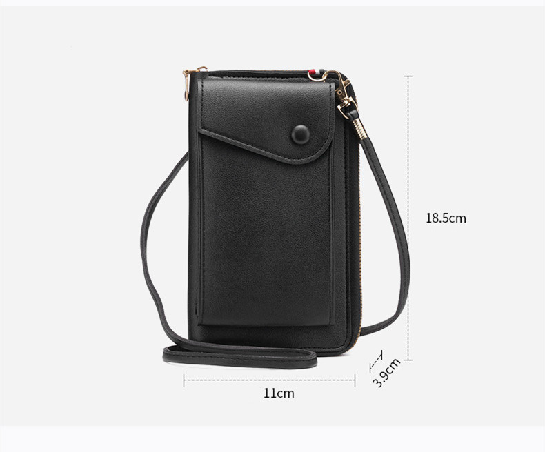 ノベルティ スマホショルダーバッグ 白黒ポーチ付き 非売品 Trinity マルチ スマホショルダー バッグ - NoiR（ノワール