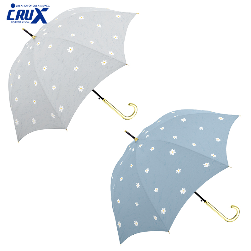 ■CRUX(クラックス)■【パディマ限定　特別SALE】　晴雨兼用 婦人長傘　デイジーシフォン　（ジャンプ）