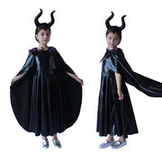 ハロウィーン　子供　キッズ　黒魔女　コスプレ　仮装　ワンピース　可愛い　ドレス　人気 2022