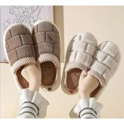 屋内 滑り止め ホーム着 レザースリッパ 男女 カップル　かわいい 厚い  暖かい ホームシューズ
