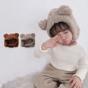 秋冬防寒・子供用毛糸の帽子・4色・キャップ・暖かく・日系帽・ファッション