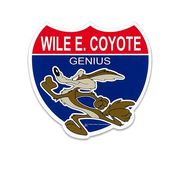 コヨーテ デカール Route Wile E.Coyote ステッカー ROADRUNNER ロードランナー