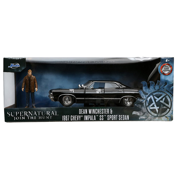 1:24 SUPERNATURAL 1967 CHEVY IMPALA SS w/DEAN WINCHESTER