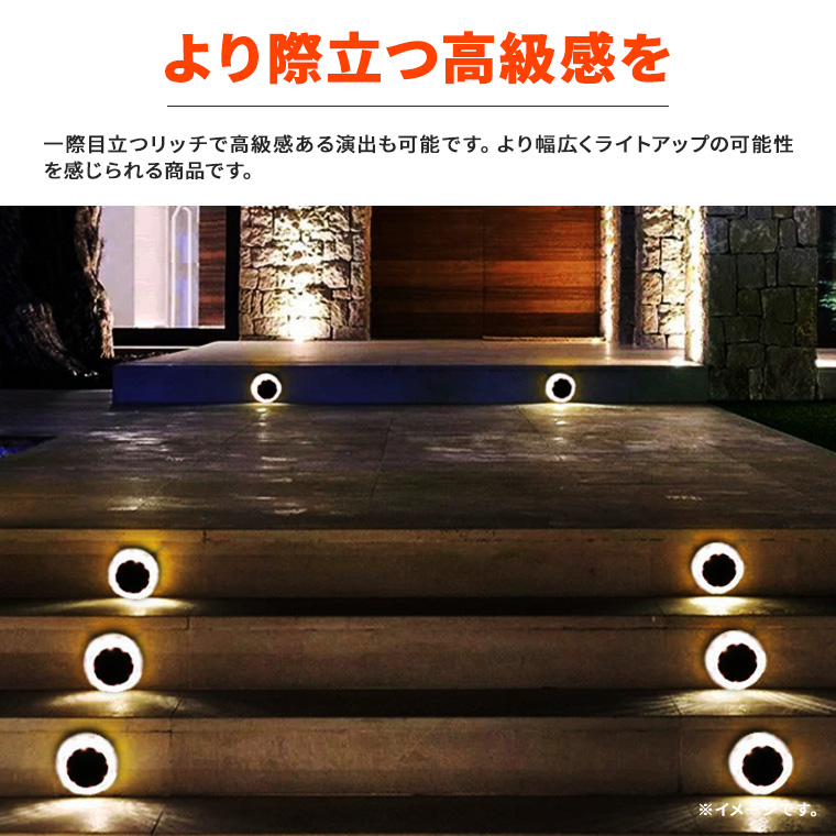 LED ガーデン ソーラー ライト 屋外 埋め込み 置き型 4個セット 自動点灯 全4色 ソーラー充電 防水 IP67 株式会社カスミ商事 | 卸売・  問屋・仕入れの専門サイト【NETSEA】