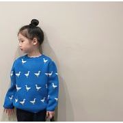 秋冬 韓国子供服 子供服 ニット セーター長袖かわいい  トップス   男女兼用 キッズ服厚手