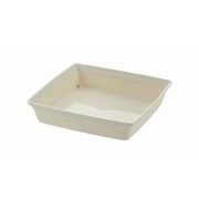 リッチェル フォーレ スクエアプレート 8号 ホワイト(W)