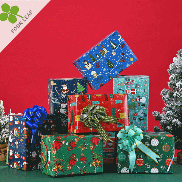 クリスマス飾り プレゼント包装紙　50*70cm　包装紙 クリスマスバスケット 可愛い ボックス トナカイ