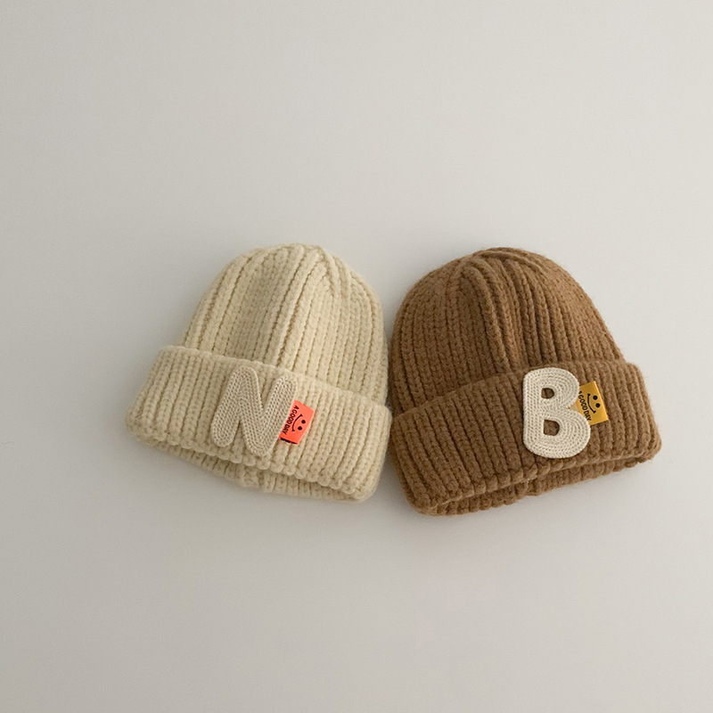秋冬防寒・子供・男女兼用毛糸の帽子・4色・キャップ・暖かく・日系帽・ファッション